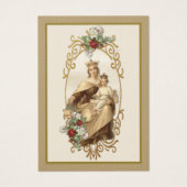 Katholieke Maagd Mary Jesus Funeral Prayer Kaart (Voorkant)