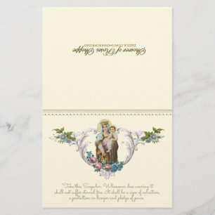 Katholieke Maagd Mary Jesus Mount Carmel Religieuz