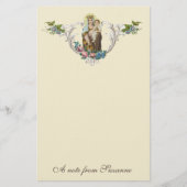 Katholieke Maagd Mary Jesus Religieuze Mount Carme Briefpapier (Voorkant)