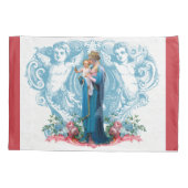 Katholieke Maagd Mary Jesus St. Joseph Religieuze Kussensloop (Achterkant-Links)