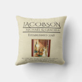  katholieke Maagd Mary Joseph Bride Groom Kussen (Achterkant)