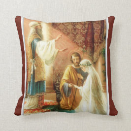katholieke Maagd Mary Joseph Bride Groom Kussen