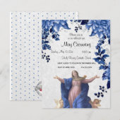 Katholieke Maagd Mary kan een religieus evenement  Kaart (Voorkant / Achterkant)