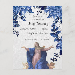 Katholieke Maagd Mary kan een religieus evenement  Kaart