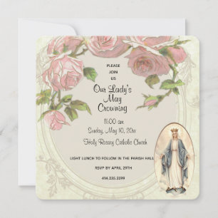 Katholieke Maagd Mary kan een religieus evenement Kaart