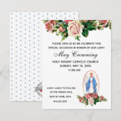 Katholieke Maagd Mary kan een religieus evenement  Kaart (Voorkant / Achterkant)