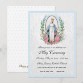 Katholieke Maagd Mary kan een religieus evenement Kaart (Voorkant / Achterkant)