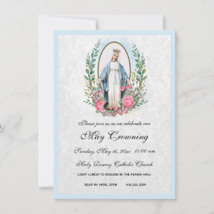 Katholieke Maagd Mary kan een religieus evenement  Kaart