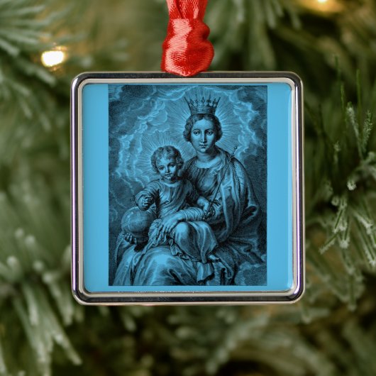 Katholieke Maagd Mary Metalen Ornament (Boom)