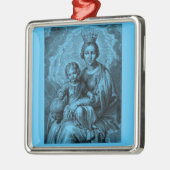 Katholieke Maagd Mary Metalen Ornament (Links)