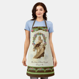 Katholieke Maagd Mary Mount Carmel Floral Schort