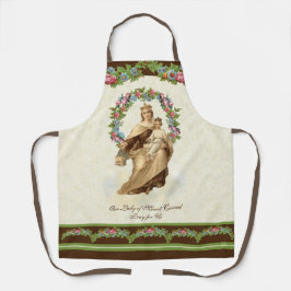 Katholieke Maagd Mary Mount Carmel Floral Schort