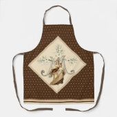 Katholieke Maagd Mary Mount Carmel Floral Schort (Voorkant)