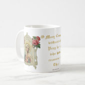 Katholieke Maagd Mary Prayer Religie Koffiemok (Voorkant links)