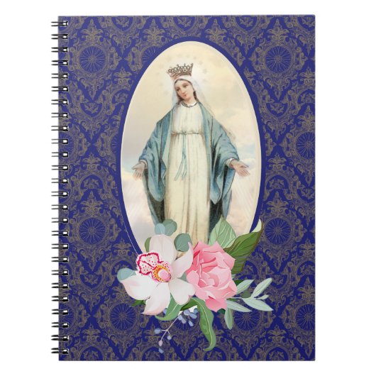 Katholieke Maagd Mary  Religieus Notitieboek (Voorkant)