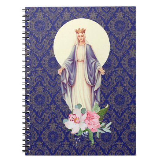 Katholieke Maagd Mary  Religieus Notitieboek (Voorkant)