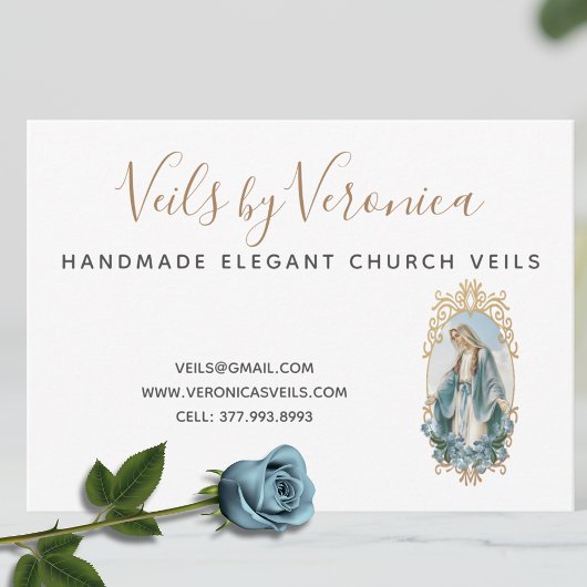 Katholieke Maagd Mary Religieuze Christelijke Zake Visitekaartje