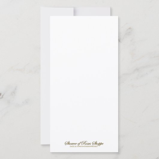 Katholieke Maagd Mary Religieuze deelneming Bedankkaart (Achterkant)