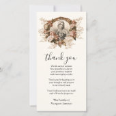 Katholieke Maagd Mary Religieuze deelneming Bedankkaart (Voorkant)