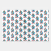 Katholieke Maagd Mary Religieuze Roze Roses Inpakpapier Vel (Voorkant 3)