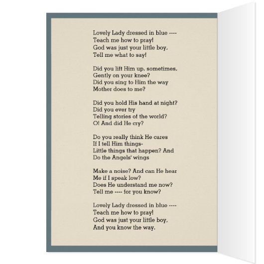 Katholieke Maagd Mary Religieuze Rozen (Binnen (Links))