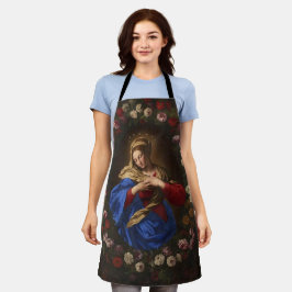 Katholieke Maagd Mary Religieuze Rozen Schort