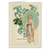 Katholieke Maagd Mary Rosary Funeral Dank u (Voorkant)