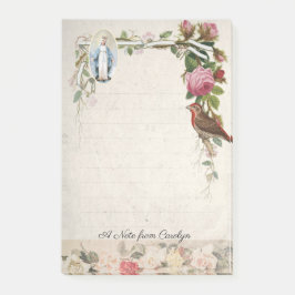Katholieke Maagd Mary  Rozen Religie Post-it® Notes