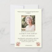 Katholieke Maagd Mary Sympathie Funeral Bedankkaart (Voorkant)