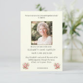 Katholieke Maagd Mary Sympathie Funeral Bedankkaart (Staand voorkant)