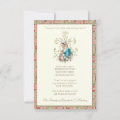 Katholieke Maagd Mary Sympathie Funeral Bedankkaart (Achterkant)