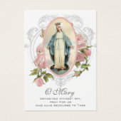 Katholieke Maagd Mary Sympathie Heilige Kaart (Voorkant)