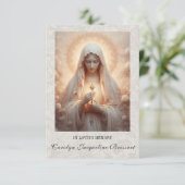 Katholieke Maria Begrafenis Gebed Kaart (Staand voorkant)