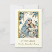 Katholieke Maria Begrafenis Gebed Kaart (Voorkant)