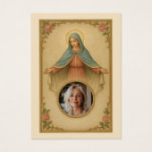 Katholieke Maria Begrafenis Gebed Memorial Kaart (Voorkant)