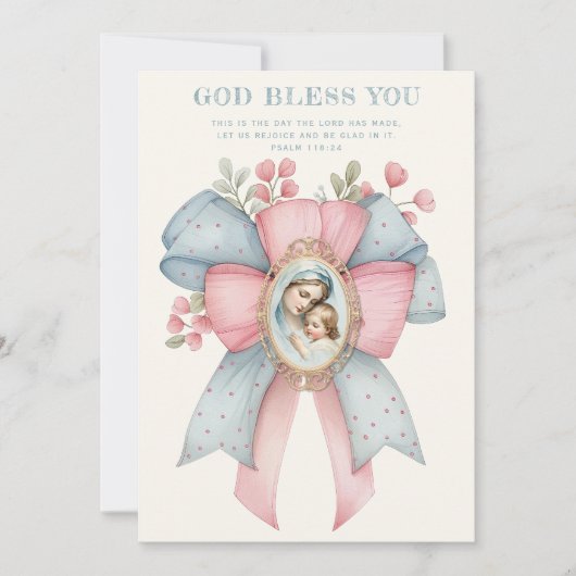 Katholieke Maria en Jezus Bloemen Schrift (Voorkant)