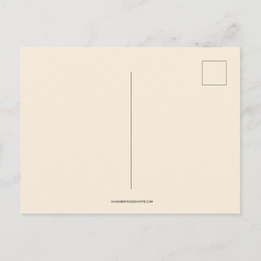 Katholieke Maria en Jezus Bloemen Schrift Briefkaart (Achterkant)