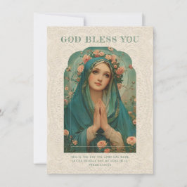 Katholieke Maria Religieuze Bloemen Vintage