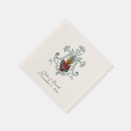 Katholieke Marian Cross Bruiloft Servet (Hoek)