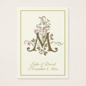 Katholieke Marian Cross Wedding Favor Kaart (Voorkant)