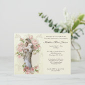 Katholieke Mary Jesus First Commune Uitnodigingen (Staand voorkant)