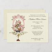 Katholieke Mary Jesus First Commune Uitnodigingen (Voorkant / Achterkant)