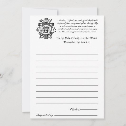 Katholieke Massa Alle zielen herinneren de dood aa (Voorkant)