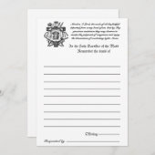 Katholieke Massa Alle zielen herinneren de dood aa (Voorkant / Achterkant)