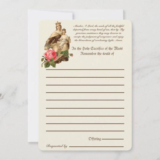 Katholieke Massa Alle zielen herinneren de dood aa (Voorkant)