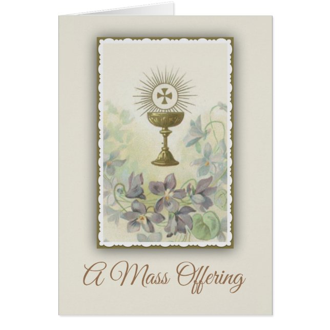 Katholieke Massa die Memorial aanbiedt (Voorkant)