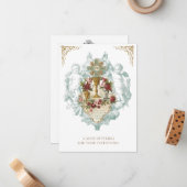Katholieke Massa die Prayer Heilige Kaarten aanbie Notitiekaartje (Voorkant / Achterkant in situ)