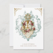 Katholieke Massa die Prayer Heilige Kaarten aanbie Notitiekaartje (Voorkant)