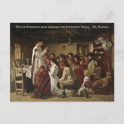 Katholieke Massa in tijden van vervolging Briefkaart (Voorkant)