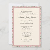 Katholieke  Meisje Baptism Christening Angels Kaart (Achterkant)